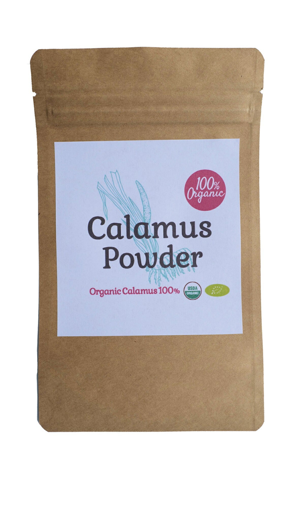 【新商品レビューキャンペーン対象】100%オーガニック しょうぶ根 パウダー 100g (Acorus Calamus Root / Sweet Flag Root / Vacha ) 無農薬 自然な製法 胃 リラックス 肌 髪 アーユルヴェーダ しょうぶ湯 菖蒲湯 端午の節句 ハーブ 原料 海外直送品