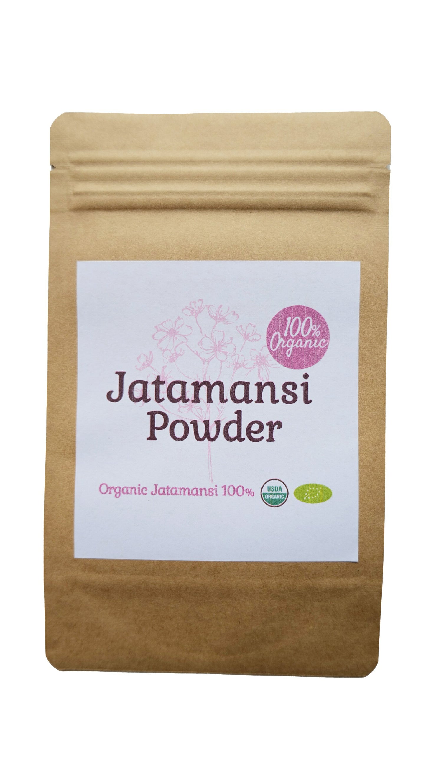 【新商品レビューキャンペーン対象】100%オーガニック ジャタマンシ ( スパイクナード ) パウダー ( Jatamansi / Spikenard Powder ) 100g リラックス 香料 アロマ ヘアケア 美容 クマリン アーユルヴェーダ