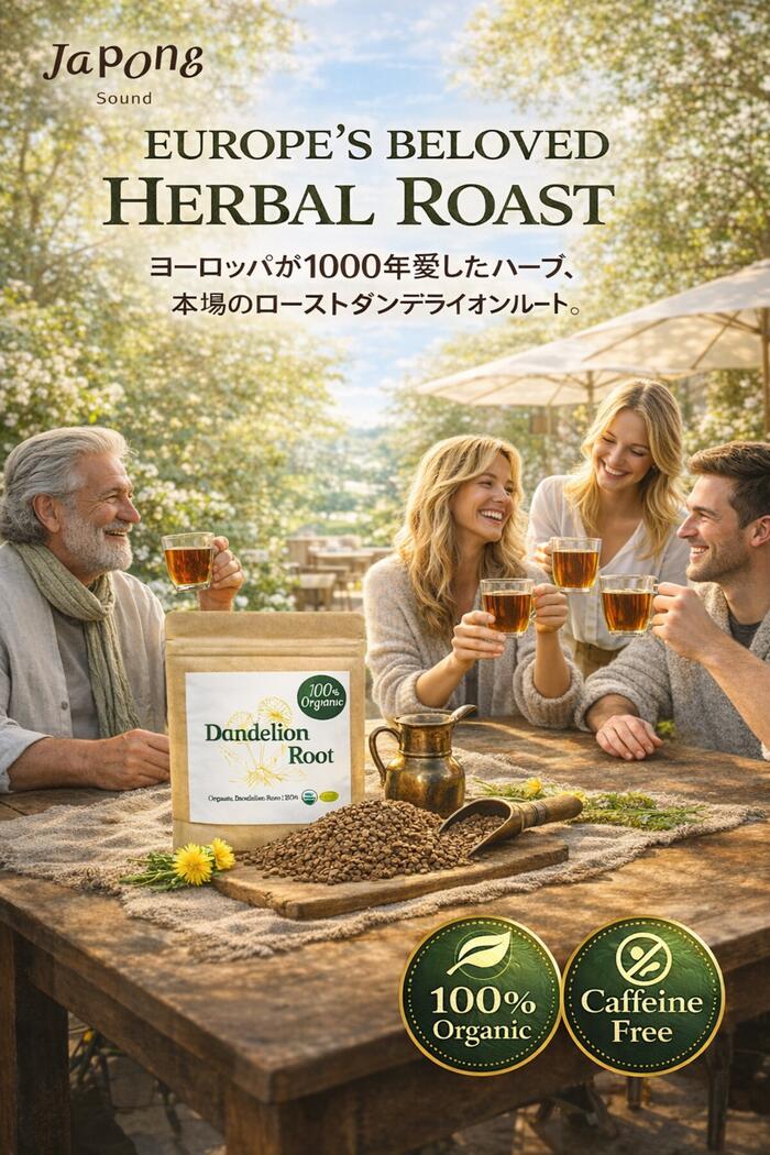 100%オーガニック ダンデライオン ルート ロースト / Roasted Dandelion Ro
