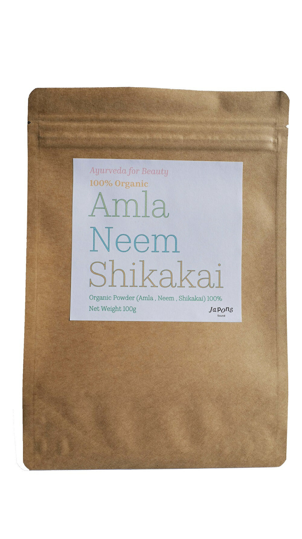 100%オーガニック ヘアサロン専売品 シカカイ＆アムラ＆ニームパウダー / Organic Shikakai & Amla & Neem Powder 100g ハーブシャンプー ヘアケア ハーブトリートメント 無添加シャンプー ヘアサロン用品 美容 アーユルヴェーダ グーズベリー(ミックス済み商品)