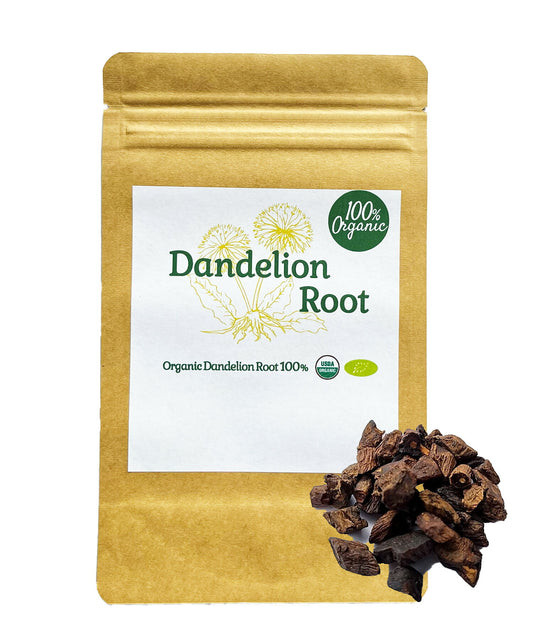 【新商品レビューキャンペーン対象】100%オーガニック ダンデライオン ルート ロースト / Roasted Dandelion Root 50g タンポポ たんぽぽ コーヒー 蒲公英 鼓草 たんぽぽ根 お茶 ハーブティー 肝臓 胃 マグネシウム 亜鉛 イヌリン カリウム イソクエルシトリン たんぽぽ茶