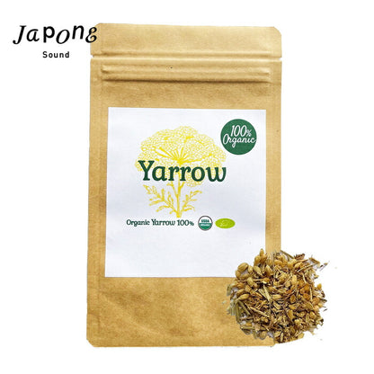 【新商品レビューキャンペーン対象】100%オーガニック ヤロウ Yarrow 50g ノコギリソウ 
