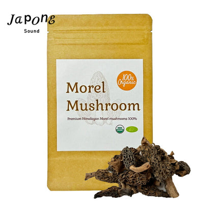 100%オーガニック ヒマラヤ産 天然 モリーユ茸 25g アミガサタケ モレルマッシュルーム 高級