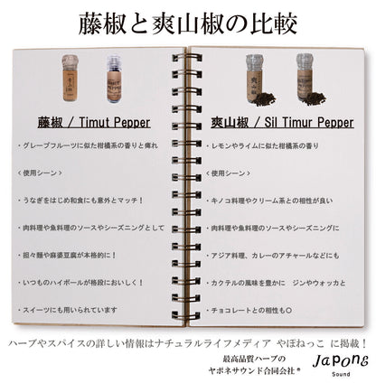 手摘み 爽山椒 | シルティムールペッパー Sil Timur Pepper ヒマラヤ産 和名のなか