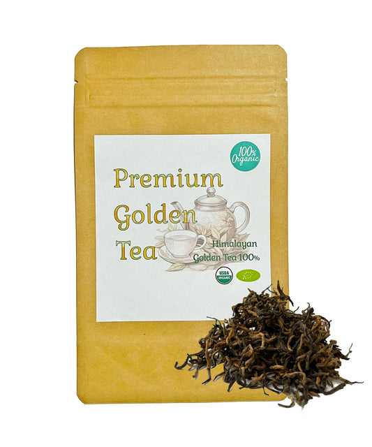 100%オーガニック ゴールデンチップス ティー ゴールデン ティー Himalaya Golden