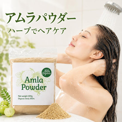 オーガニック グーズベリー（アムラ）パウダー 100g ヘアケア 商品画像 01