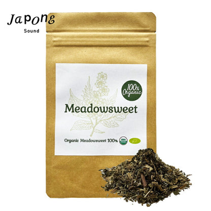 100%オーガニック メドウスイート Meadowsweet 50g セイヨウナツユキソウ 西洋夏雪